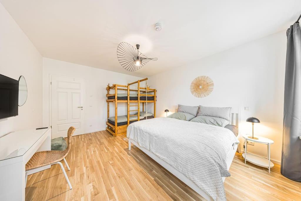 Stylisches Zentrales City-Apartment Mit 2 Balkonen Leipzig Buitenkant foto