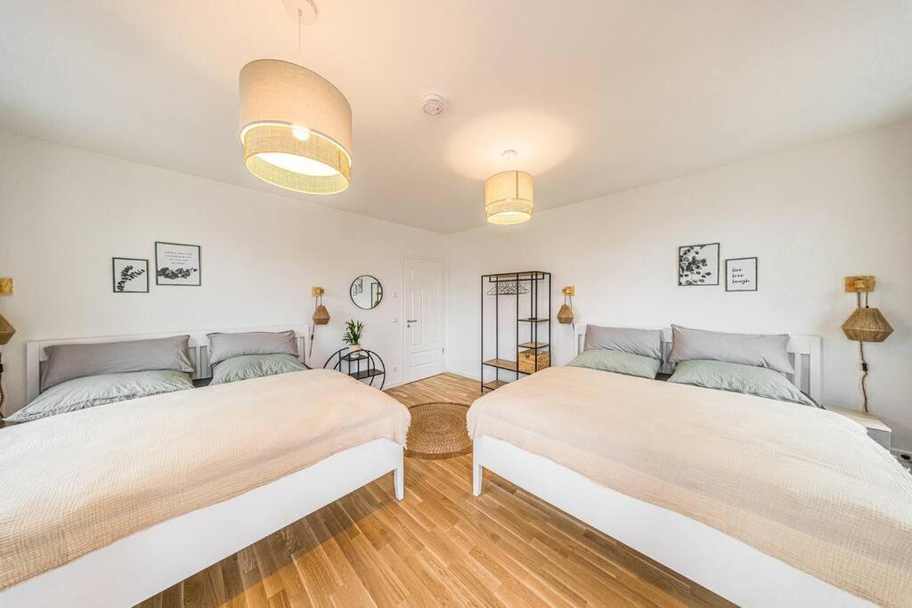 Stylisches Zentrales City-Apartment Mit 2 Balkonen Leipzig Buitenkant foto